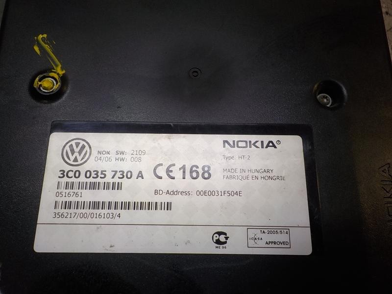 Recambio de modulo electronico para volkswagen passat berlina (3c2) 2.0 tdi referencia OEM IAM 3C0035730B 3C0035730A 
