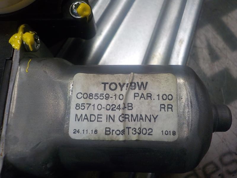 Recambio de elevalunas trasero izquierdo para toyota auris 1.8 16v (híbrido) referencia OEM IAM 6984002430 857100240B 