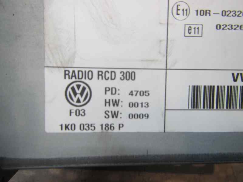 Recambio de sistema audio / radio cd para volkswagen golf v berlina (1k1) 2.0 tdi referencia OEM IAM   