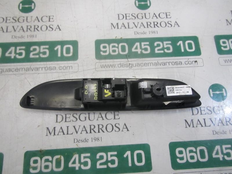 Recambio de mando elevalunas delantero derecho para opel mokka x selective start/stop referencia OEM IAM 22915102 95393864 