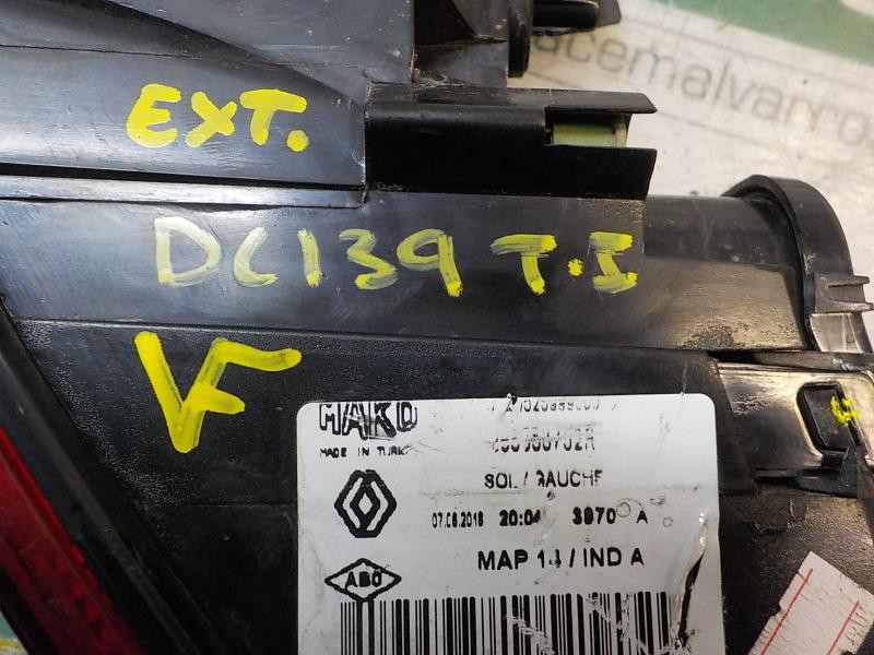 Recambio de piloto trasero izquierdo para renault clio iv societé referencia OEM IAM 265553752R  