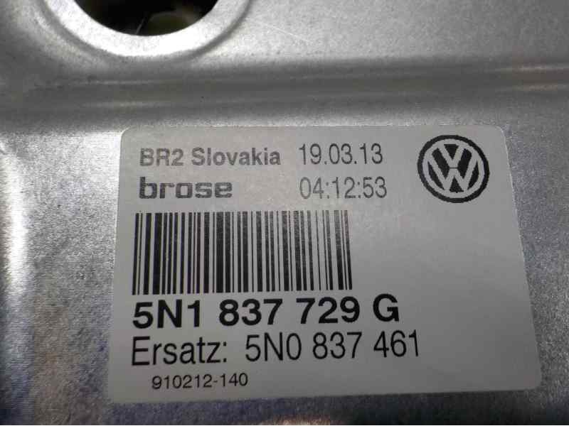 Recambio de elevalunas delantero izquierdo para volkswagen tiguan (5n2) 2.0 tdi referencia OEM IAM 5N0837461 5N1837729G 
