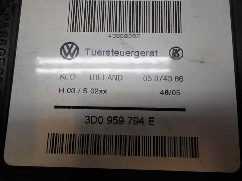 Recambio de motor elevalunas trasero derecho para volkswagen touareg (7la) tdi v6 referencia OEM IAM 7L0959704D05Y 3D0959794E 