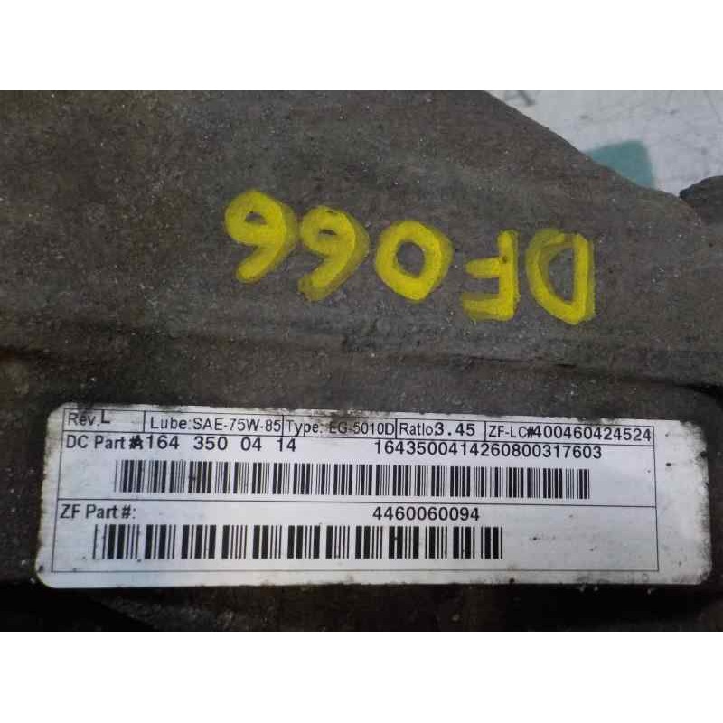 Recambio de diferencial trasero para mercedes-benz clase m (w164) 3.0 cdi cat referencia OEM IAM A1643500414 A1643500414 