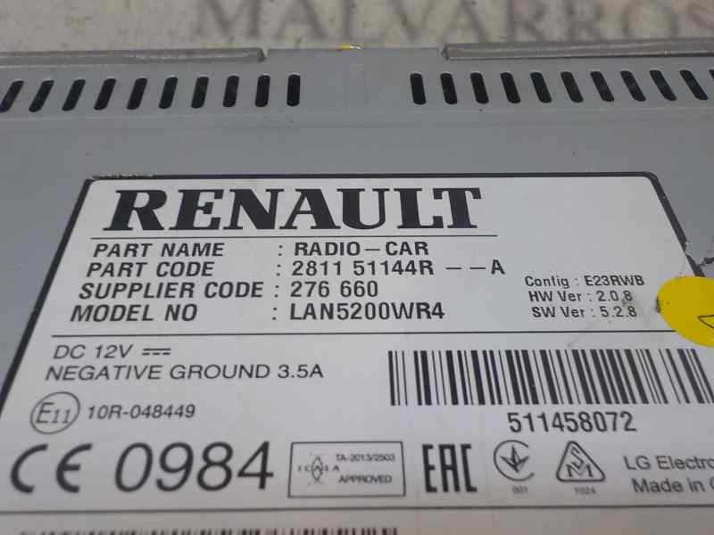 Recambio de pantalla multifuncion para renault captur 1.2 tce energy referencia OEM IAM 281158779R 281151144R 