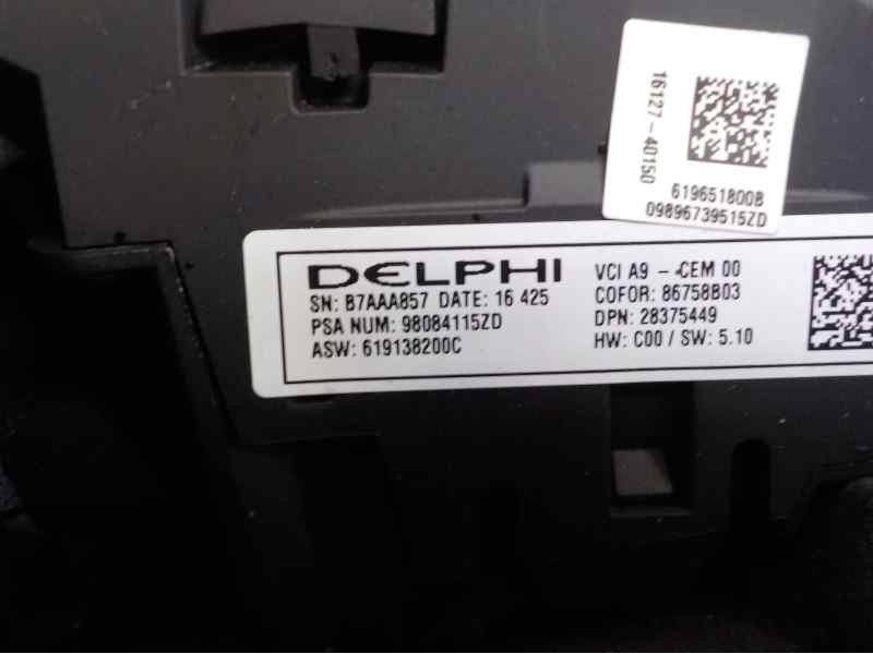 Recambio de volante para peugeot 208 1.6 blue-hdi fap referencia OEM IAM  98084115ZD 