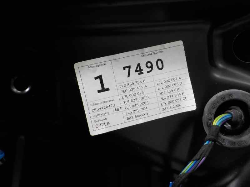 Recambio de elevalunas trasero derecho para volkswagen touareg (7l6) 3.0 v6 tdi dpf referencia OEM IAM 7L0839462D 7L0839354F 