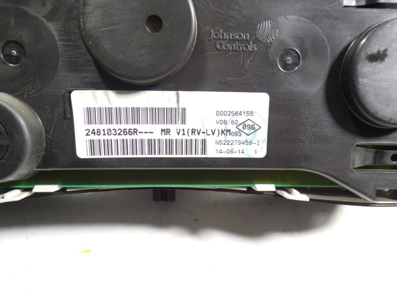 Recambio de cuadro instrumentos para dacia dokker 1.5 dci diesel fap cat referencia OEM IAM 248103266R 248103266 