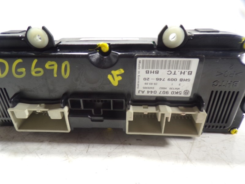 Recambio de mando climatizador para volkswagen golf vi (5k1) 2.0 tdi referencia OEM IAM 5K0907044DTZJU 5K0907044AJ 