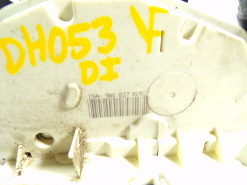 Recambio de cerradura puerta delantera izquierda para volkswagen tiguan (5n1) 2.0 tdi referencia OEM IAM 5N1837015C 5N1837015C 