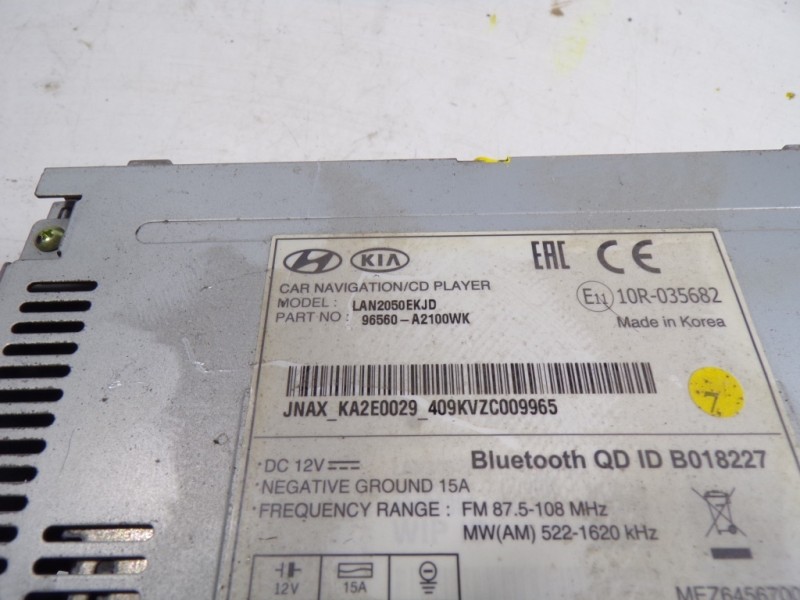 Recambio de sistema navegacion gps para kia cee´d 1.6 crdi cat referencia OEM IAM 96560A2100 96560A2100WK 