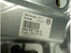 Recambio de elevalunas delantero derecho para volkswagen tiguan (5n2) 2.0 tdi referencia OEM IAM 5N0837462 5N2837730D 083830 2