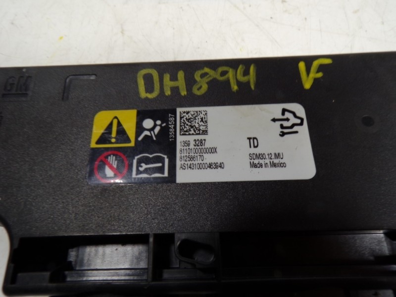 Recambio de centralita airbag para opel insignia sports tourer 2.0 16v cdti referencia OEM IAM 13588138 13593287 