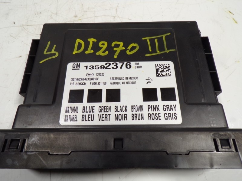 Recambio de modulo electronico para opel insignia berlina 2.0 16v cdti referencia OEM IAM 13580698 13592376 F00HJ01160