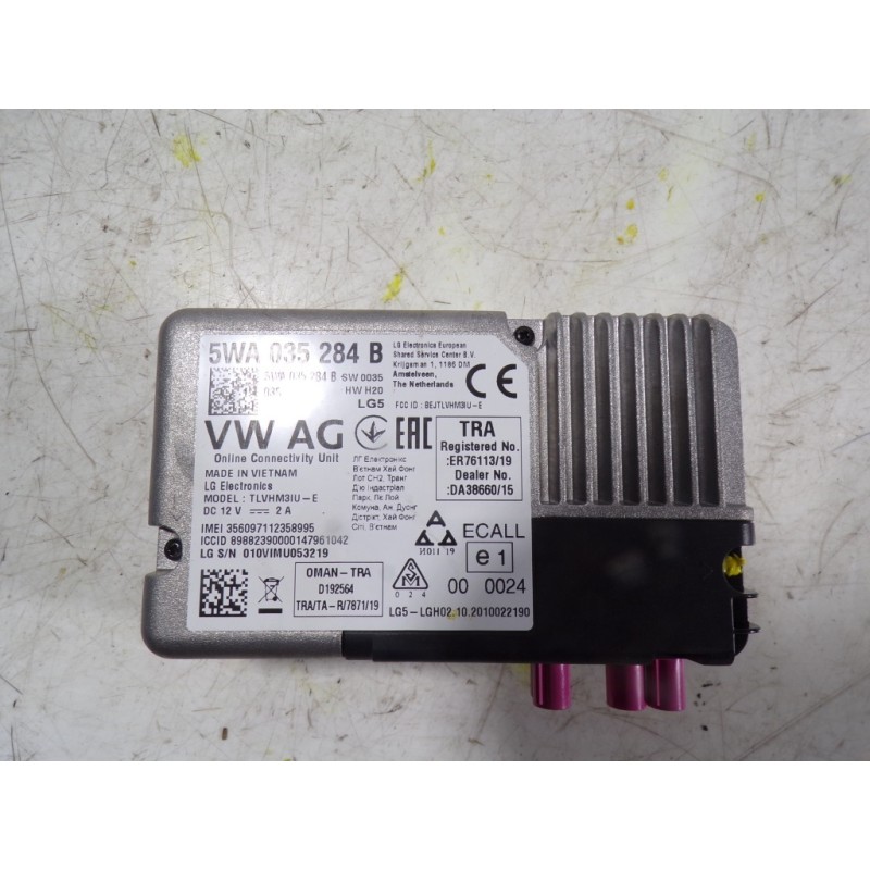 Recambio de modulo electronico para volkswagen polo 1.0 tsi referencia OEM IAM 5WA035284E 5WA035284B 