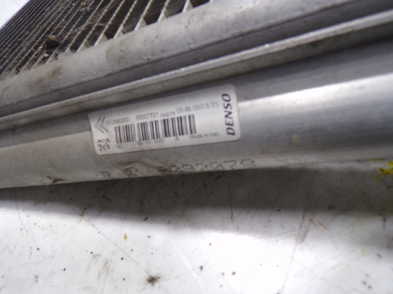 Recambio de condensador aire acondicionado para citroën c3 1.0 vti referencia OEM IAM 6455JF 9674813580 