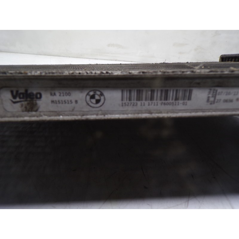 Recambio de radiador agua para bmw serie 1 lim. (f20) 2.0 turbodiesel referencia OEM IAM 17117600511 M151515 