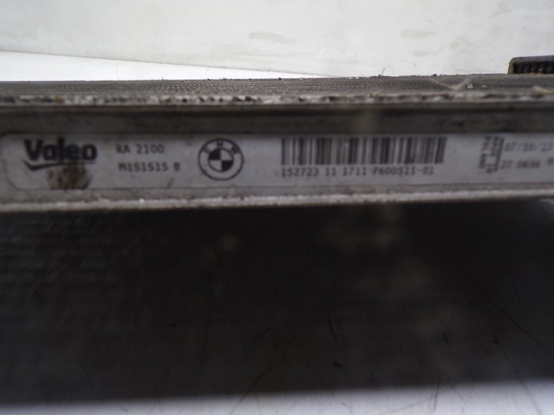 Recambio de radiador agua para bmw serie 1 lim. (f20) 2.0 turbodiesel referencia OEM IAM 17117600511 M151515 