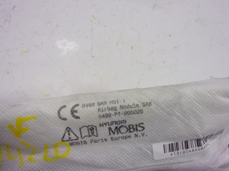 Recambio de airbag lateral derecho para kia ceed 1.6 crdi cat referencia OEM IAM 80620J7000 0499P1000020 0499P1000020