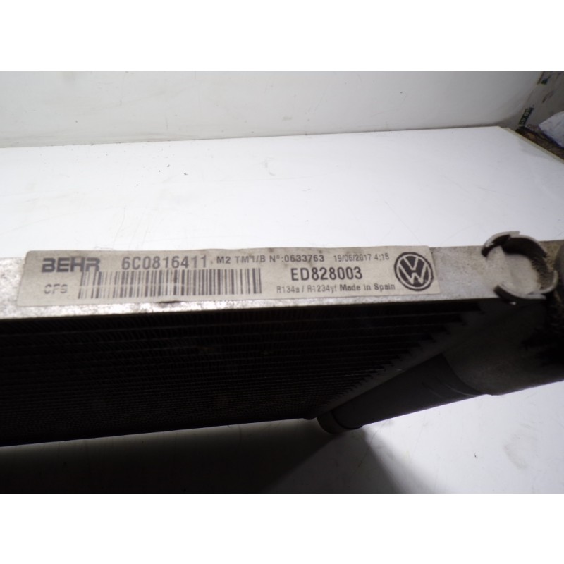 Recambio de condensador aire acondicionado para seat ibiza (6p1) 1.4 tdi referencia OEM IAM 6C0816411B 6C0816411 0633763