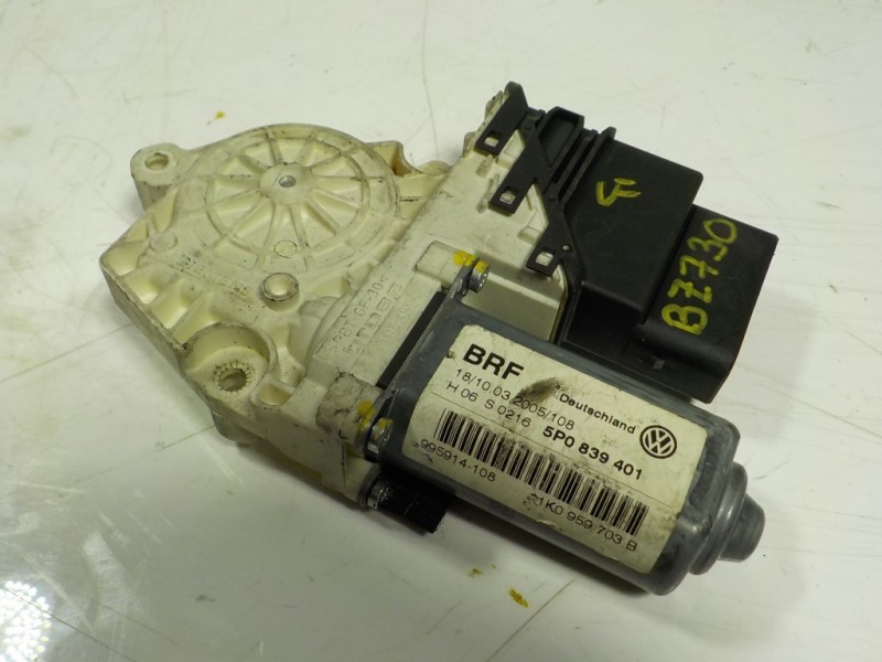 Recambio de motor elevalunas trasero izquierdo para seat toledo (5p2) reference referencia OEM IAM  5P0839401 