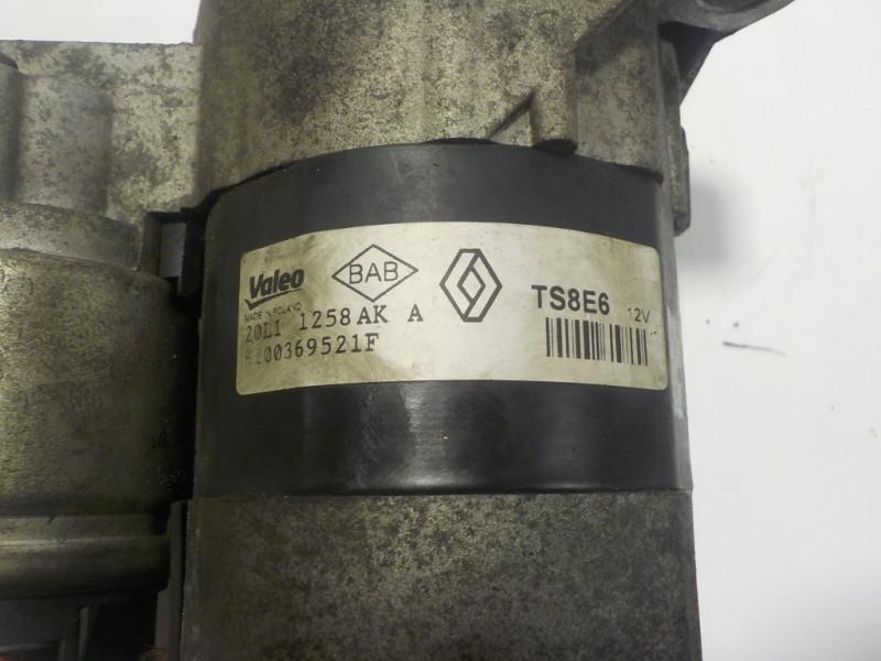 Recambio de motor arranque para dacia sandero 1.2 16v cat referencia OEM IAM 8200369521 8200369521 20L11258AK
