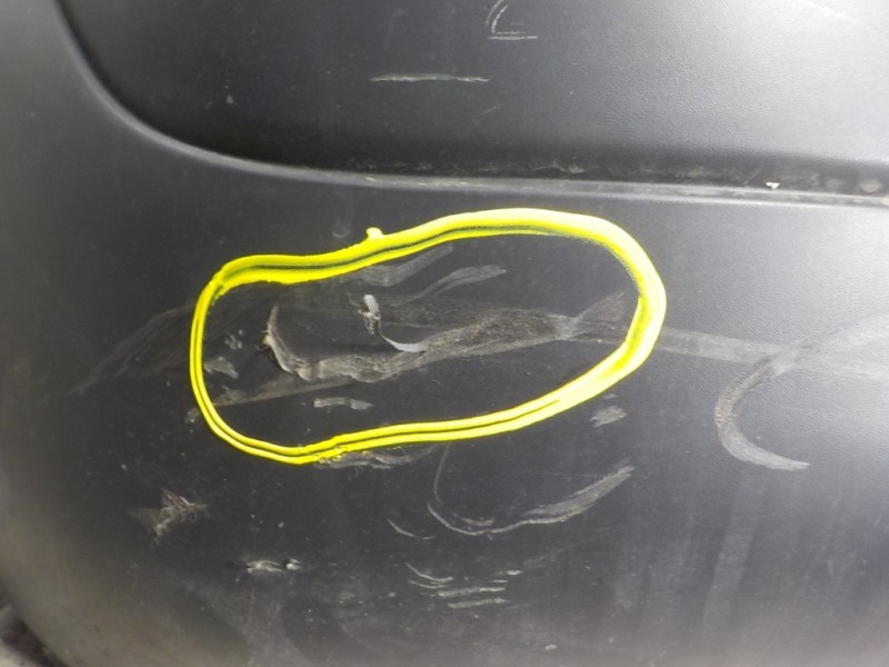 Recambio de paragolpes trasero para renault kangoo 1.5 dci diesel fap referencia OEM IAM 7701478196  