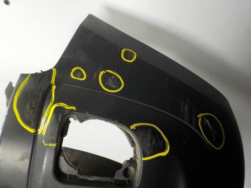 Recambio de paragolpes trasero para renault kangoo 1.5 dci diesel fap referencia OEM IAM 7701478196  