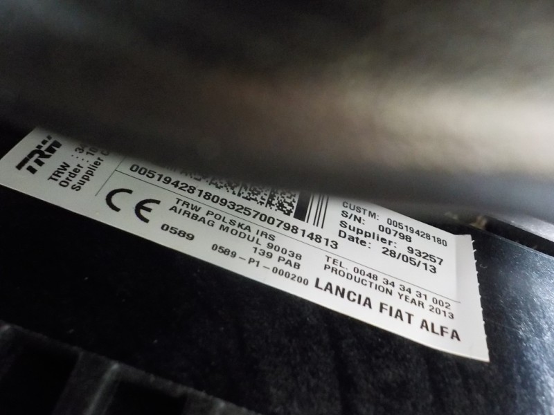 Recambio de salpicadero para fiat panda (319) 1.2 cat referencia OEM IAM 735535842 34168055A 