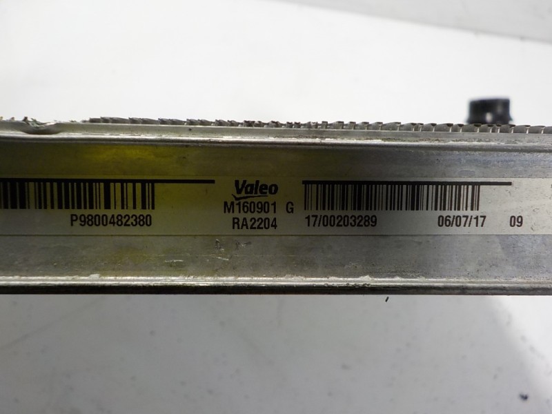 Recambio de radiador agua para ds 5 1.6 blue-hdi fap referencia OEM IAM 9800477280 P9800482380 M160901G