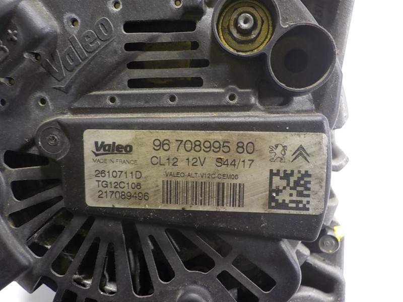 Recambio de alternador para opel crossland x 1.2 referencia OEM IAM 3640165 9670899580 217089496