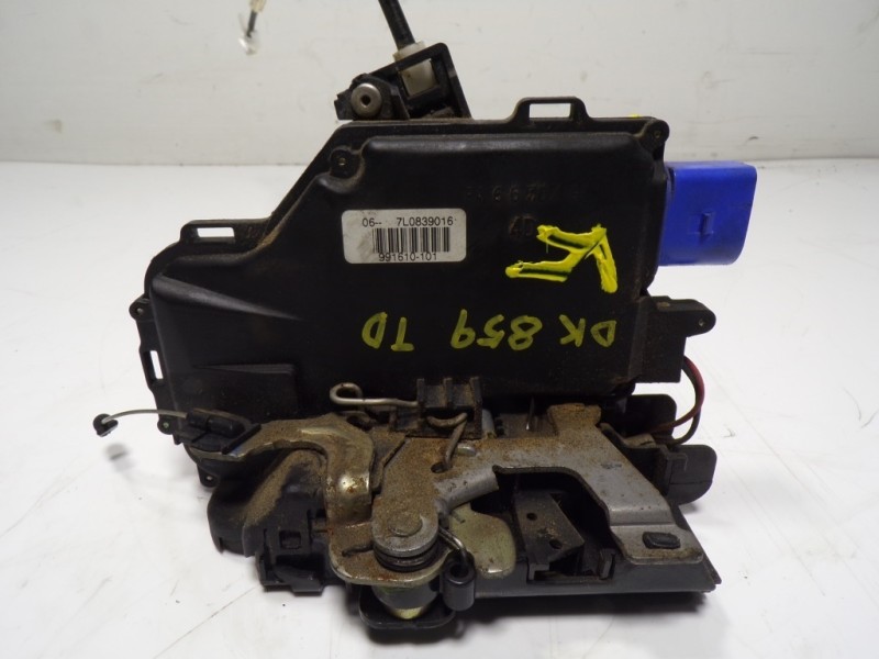 Recambio de cerradura puerta trasera derecha para volkswagen touareg (7la) 2.5 tdi referencia OEM IAM 7L0839016D 7L0839016 