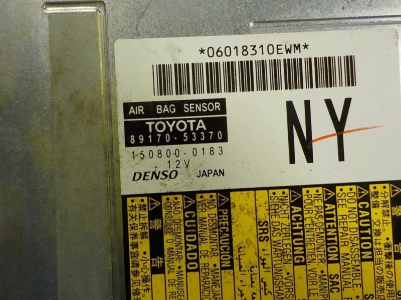 Recambio de centralita airbag para lexus is 300h referencia OEM IAM 8917053370 8917053370 