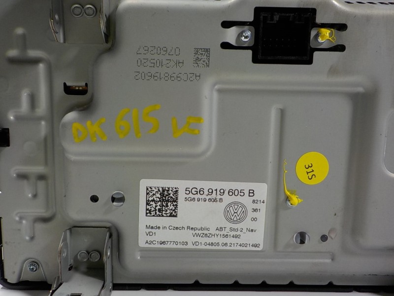 Recambio de pantalla multifuncion para volkswagen t-cross 1.0 tsi referencia OEM IAM 5G6919605B 5G6919605B 