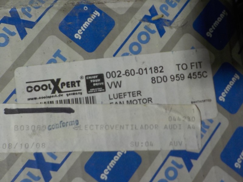Recambio de electroventilador para audi a4 avant (b5) 1.9 tdi referencia OEM IAM  8D0959455C 