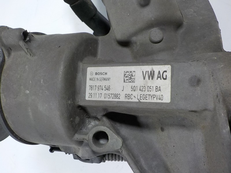 Recambio de cremallera direccion para volkswagen golf vii lim. (bq1) 1.0 tsi referencia OEM IAM 5Q1423055M 5Q1423051BA 