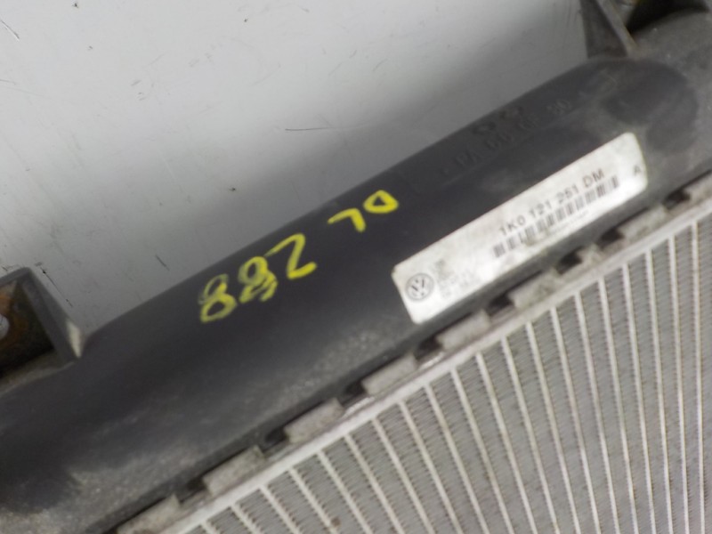 Recambio de radiador agua para volkswagen golf vi (5k1) gtd referencia OEM IAM 1K0121251DM 1K0121251DM 