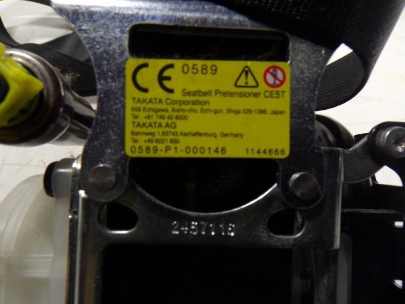 Recambio de cinturon seguridad delantero izquierdo para mazda 3 lim. () origin referencia OEM IAM  2477683AJ 