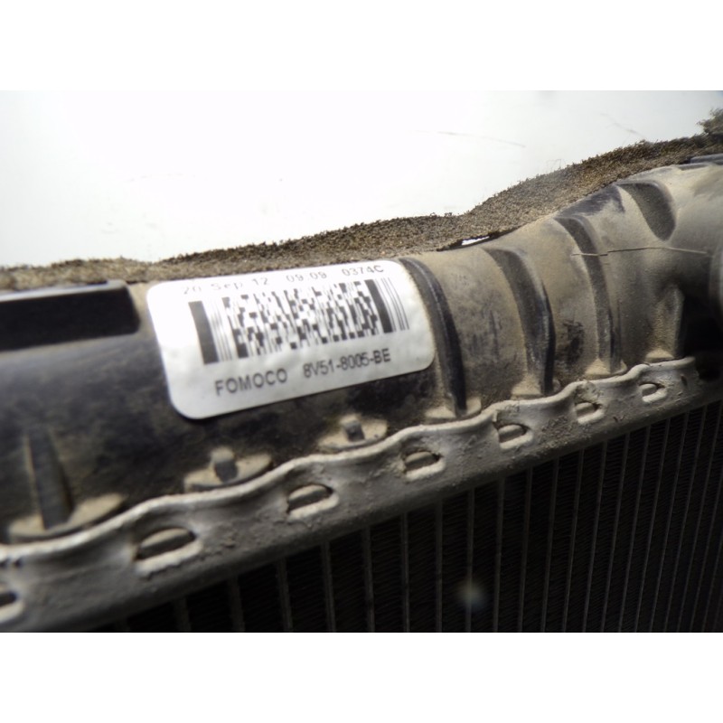 Recambio de radiador agua para ford fiesta (cb1) 1.25 16v cat referencia OEM IAM 2029176 8V518005BE 