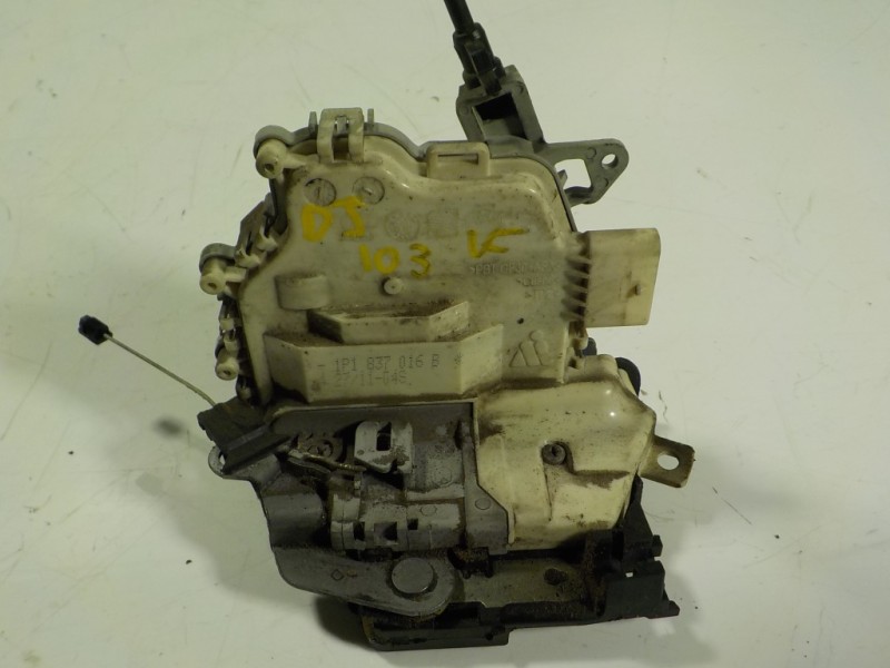Recambio de cerradura puerta delantera derecha para seat leon (1p1) 1.9 tdi referencia OEM IAM  1P1837016B 