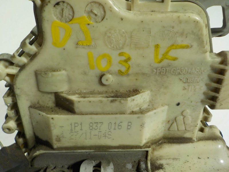 Recambio de cerradura puerta delantera derecha para seat leon (1p1) 1.9 tdi referencia OEM IAM  1P1837016B 