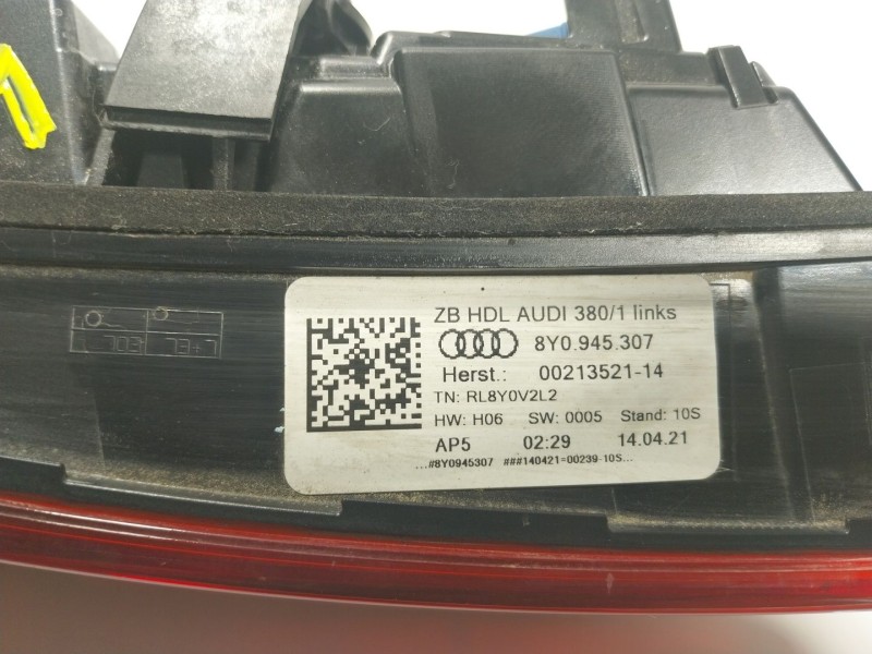 Recambio de piloto trasero izquierdo interior para audi a3 sportback (8ya) 2.0 16v tdi referencia OEM IAM   