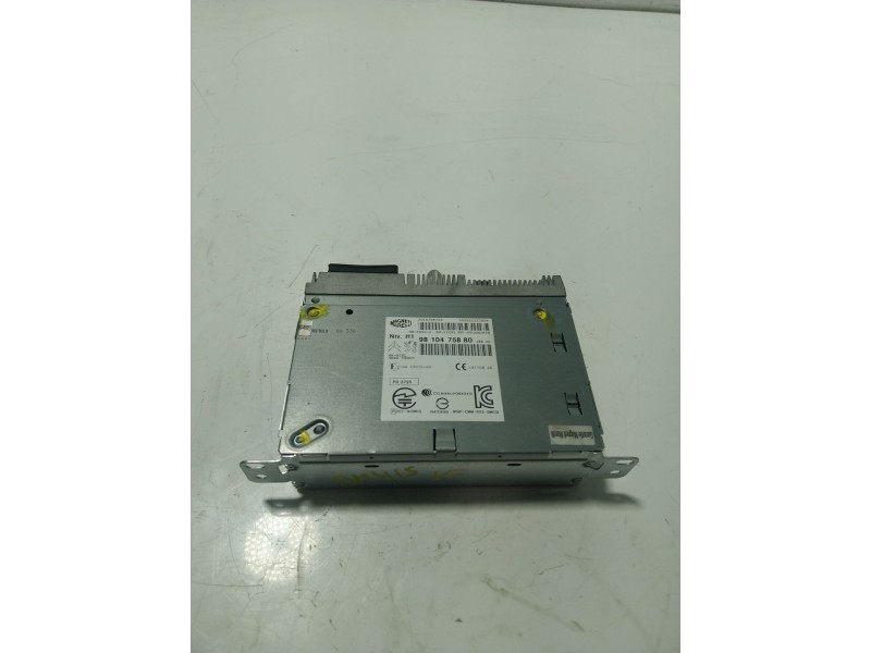 Recambio de sistema audio / radio cd para peugeot 308 1.2 12v e-thp referencia OEM IAM  9810475880 