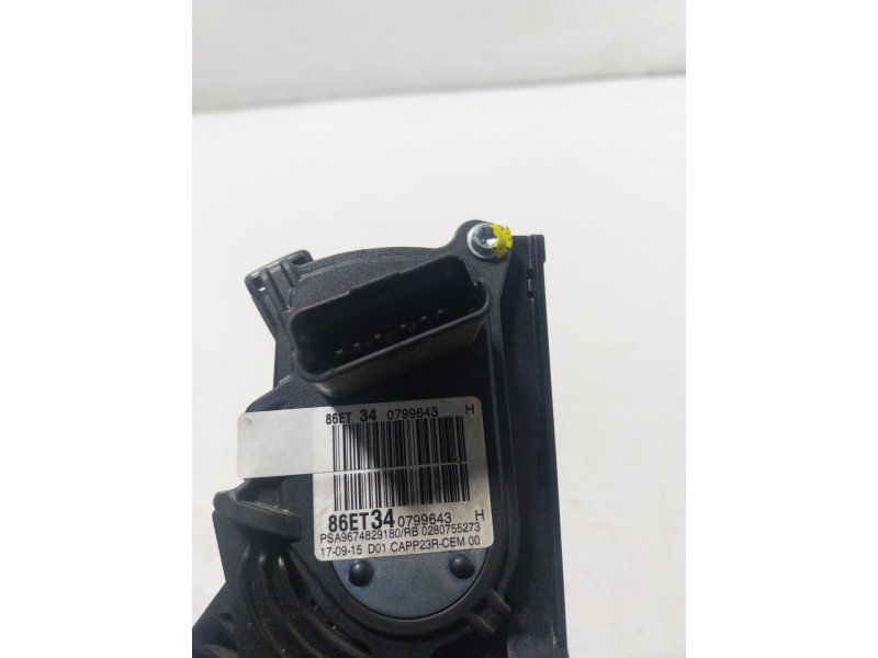 Recambio de potenciometro pedal para peugeot 308 1.2 12v e-thp referencia OEM IAM  86ET34 
