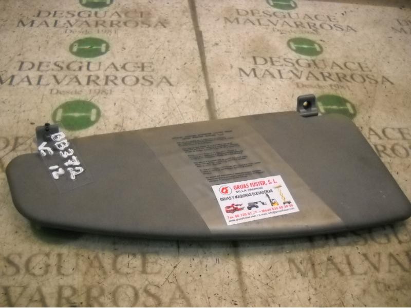Recambio de parasol izquierdo para fiat doblo cargo (223) 1.9 jtd sx furg. panorama referencia OEM IAM   
