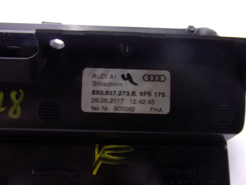 Recambio de pantalla multifuncion para audi a1 (8xk) 1.0 tfsi referencia OEM IAM 8X0919603B 8X0857273B 