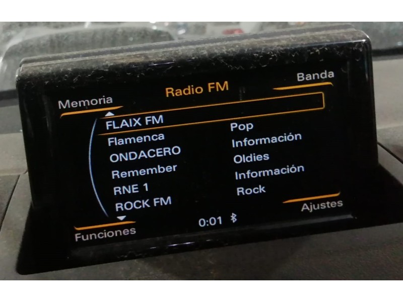 Recambio de pantalla multifuncion para audi a1 (8xk) 1.0 tfsi referencia OEM IAM 8X0919603B 8X0857273B 