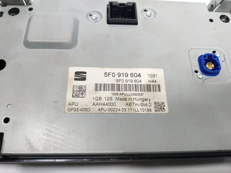 Recambio de pantalla multifuncion para seat ibiza (6p1) 1.0 tsi referencia OEM IAM 5F09196041QB 5F0919604 