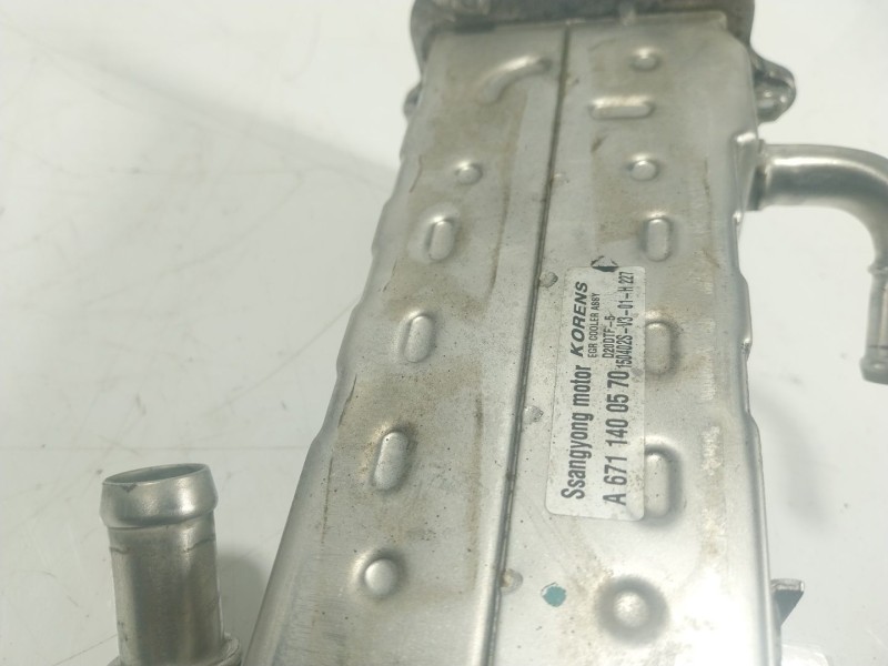 Recambio de enfriador egr para ssangyong rodius xdi limited referencia OEM IAM  A6711400570 