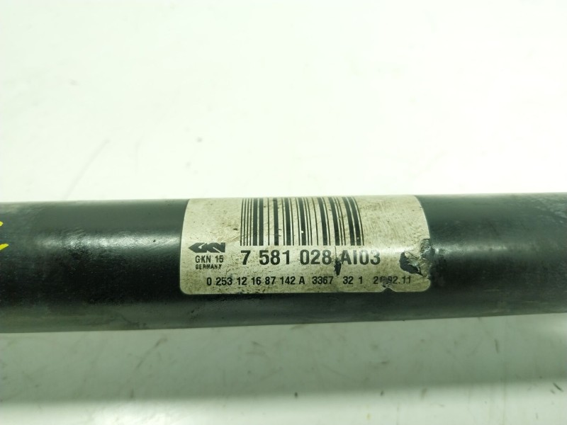 Recambio de transmision trasera derecha para bmw serie 5 lim. (f10) 2.0 turbodiesel referencia OEM IAM  7581028AI03 